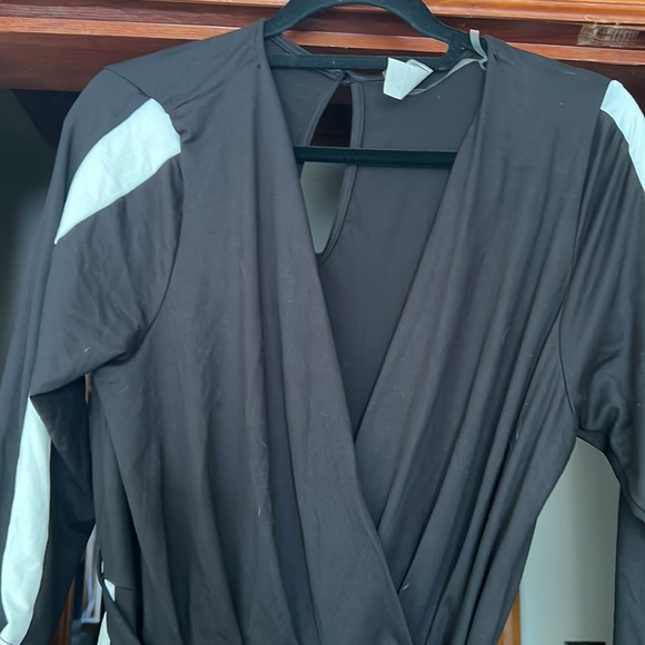 Black & White Jumpsuit- plus size - Picture 3 of 4